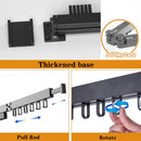 idrop Wall Mounted Foldable Aluminium Laundry Drying Rack / Rak Sidai Baju Boleh Lipat / 太空铝二折黑色双用按装晒衣架