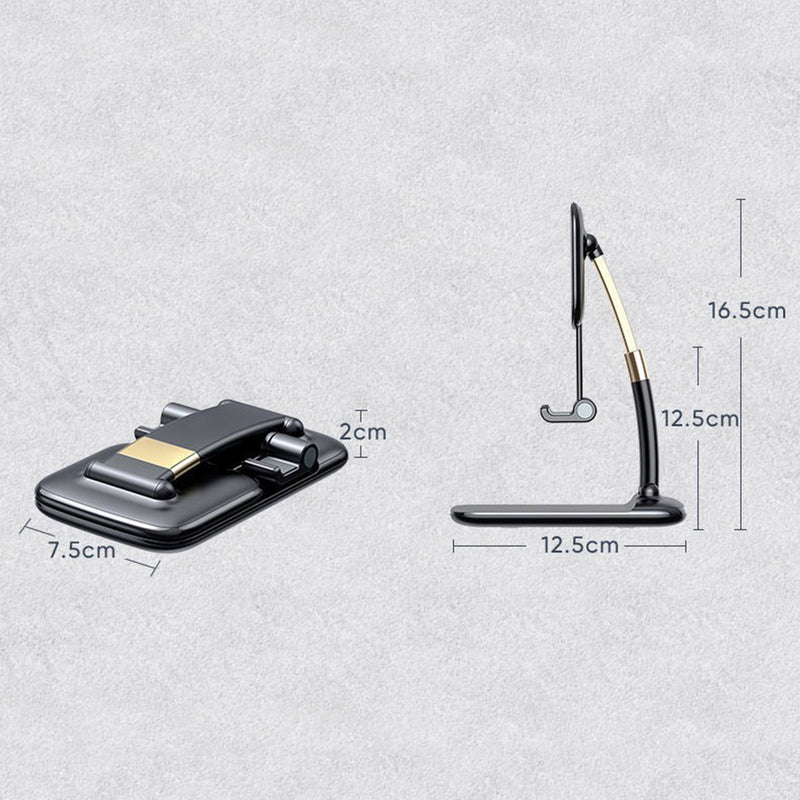 idrop Foldable Portable Smartphone & Tablet Desk Phone Stand Holder with Adjustable Angle