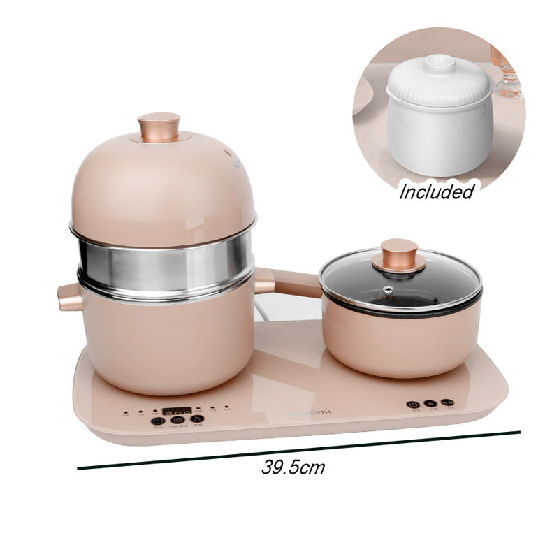 idrop [ 600ml ] Multifunctional Stew Steam & Fry Breakfast Cooker / Dapur Memasak Sarapan / 600ML多功能炖煮蒸煎早餐机