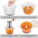 idrop [ 1.5L ] 250W Electric Meat Blender grinder with Glass Body / Mesin Pengisar / 玻璃机身电动绞肉机