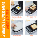 idrop [ 3 IN 1 ] Deluxe Edition Sandwich Waffle Toaster Breakfast Machine / Mesin Sarapan Roti Bakar & Wafel / 豪华版三明治华夫饼烤面包机早餐机