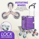 idrop Heavy Duty Foldable Grocery Cart Basket Trolley for Shopping & Courier  / Troli Mudah Alih Boleh Lipat / 用于购物和快递的重型可折叠杂货车购物篮手推车