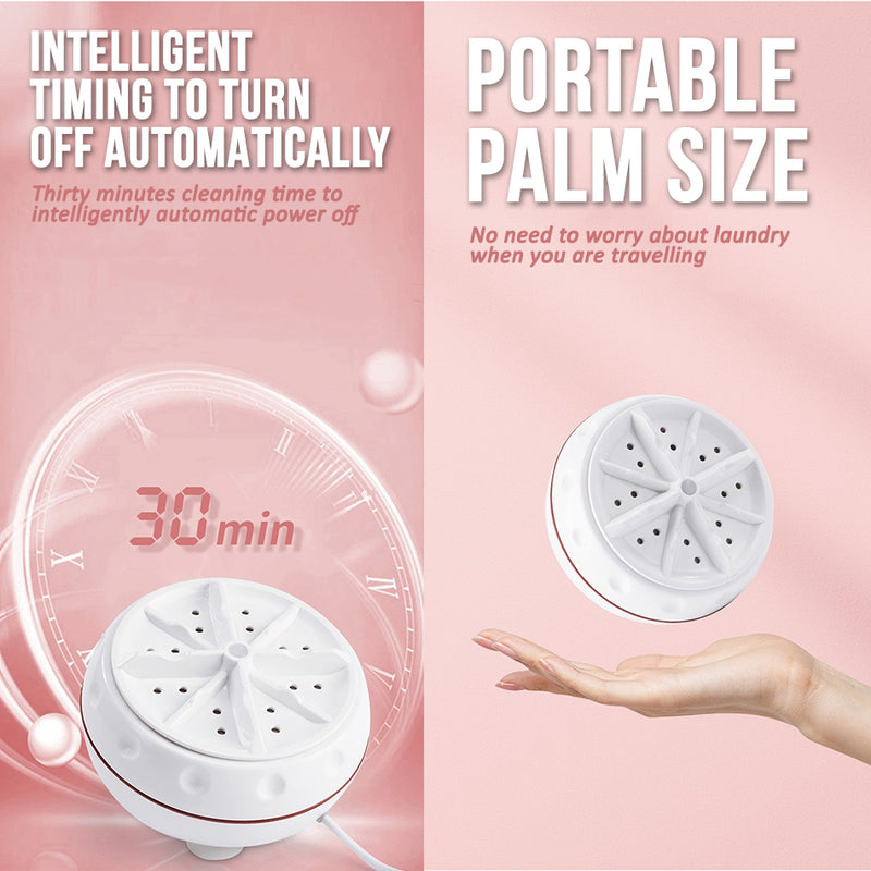 idrop Portable Mini Turbo Turbine Wash Washing Machine / Mesin Basuh Mini Mudah Alih / 涡轮洗衣器