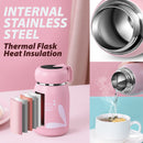 idrop [ 320ml ] Portable Mini Vacuum Drinking SUS304 Stainless Steel Flask with Smart Temperature Display / Botol Minuman Air / 带智能温度显示的便携式迷你不锈钢烧瓶