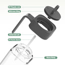 idrop [ 250ml ] Multifunctional Kitchen Glass Season Jar Container for oil, salt sugar honey