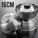 idrop [ 10pcs ] Heat Insulation Stainless Steel Eating Bowl / Mangkuk Makan Keluli Tahan Karat / 不锈钢保温餐碗 [ 16cm / 18cm ]