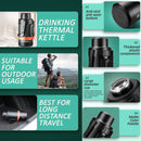 idrop [ 3 Liter ] Portable Food Grade SUS304 Stainless Steel Thermal Kettle / Botol Cerek Bekas Terma Keluli Tahan Karat Gred Makanan / 3升便携食品级304不锈钢保温水壶