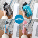 idrop [ 1000ml ] Sports Gym Drinking Water Bottle / Botol Air Minuman Sukan / 1000ML 吨吨桶(圆)(塑料水壶)