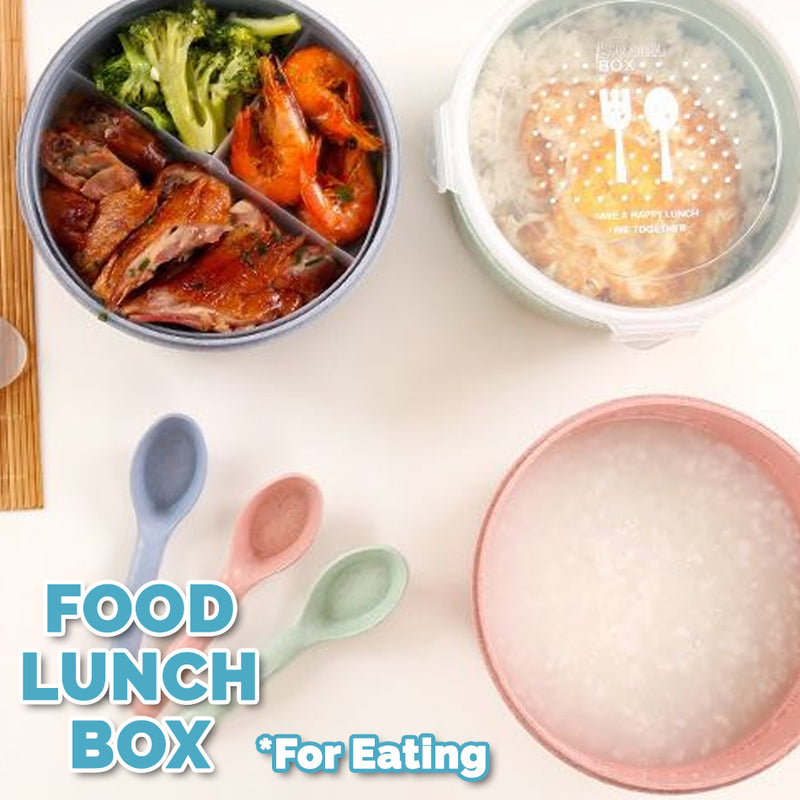 idrop Lunch Box Compact Portable Food Container with Spoon