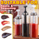 idrop 500ml Kitchen Seasoning Sauce Cooking Oil Glass Queeze Pressure Dispenser Bottle