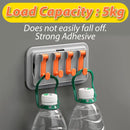 idrop Wall Mounted Waterproof Foldable Multifunction Hook Rack / Rak Cangkuk Lipat Dinding Pelbagai Guna /  (强力胶)折叠免打孔置物架