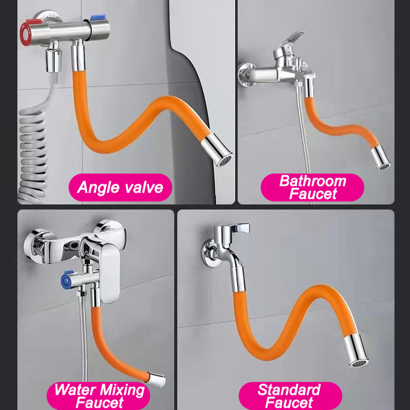 idrop [ 30CM ] 360° Flexible Water Faucet Pipe Extension Tube / Paip Penyambung Fleksibel / 活动水管30CM