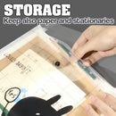 idrop A4 Semi Transparent File Filing Bag [ 1pc ]