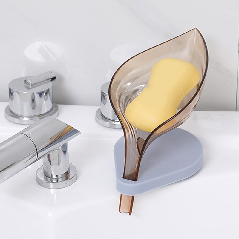 idrop Soap & Sponge Leaf Shape Shower Toilet Holder