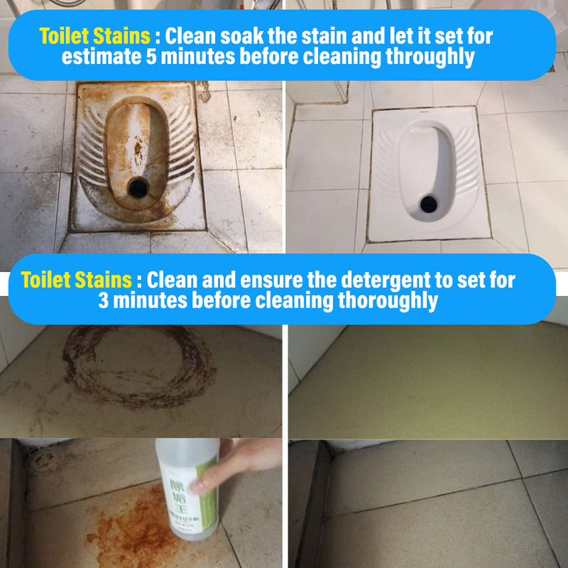idrop [ 500ml ] Toilet and Tile Stain Remover Descaling Cleaner Cleaning Agent