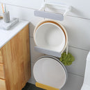 idrop Retractable Wall Mounted Washbasin Shelf / Tempat Gantung Penyimpanan Baldi / 伸缩脸盆置物架