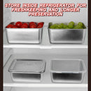idrop [ 600ml ] Stainless Steel Food Sample Storage Box Container / Bekas Simpanan Makanan / 304方形加深不锈钢带钢储存盒（食物留样盒）