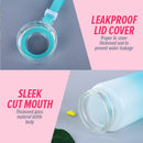 idrop [ 400ml ] HELLO MASTER Glass Drinking Water Bottle / Botol Minuman Kaca / 400ML喷漆玻璃水杯(玻璃水壶)