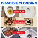 idrop [ 500g ] Pipe Plumbing Clogging Dredging Clog Remover Cleaning Agent