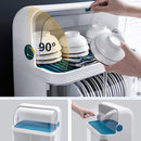 idrop 2 LAYER Kitchen Storage Dish & Utensil Draining Rack