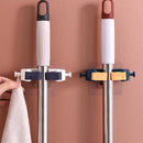 Idrop Grip Punch Mop & Broom Wall Mounted Clip Holder