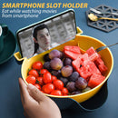 idrop Double Layer Drainage Basket Bowl Fruit Tray Plate / Pinggan Dulang Buah-Buahan / 多功能沥水水果篮(洗菜篮)