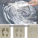 idrop Bathroom Soft Oval Diatom Floor Mat Water Absorbent Non Slip Mat / Alas Tikar Tandas Bilik Mandi Serap Air  / 椭圆软硅藻泥地垫(混色)胶底)