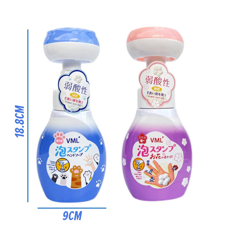 idrop [ 316ml ] FLOWER & CAT PAW Foam Children Kids Hand Sanitizer / Pencuci Tangan Kanak-kanak Buih Bunga & Tapak Kucing / 猫爪&花朵弱酸性洗手液316ML(VML)