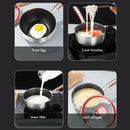 idrop [ 18CM ] Stainless Steel SUS316 Nonstick Honeycomb Single Handle Milk Pot + Steamer Layer / Periuk Masak Susu Keluli Tahan Karat + Pengukus / 316不锈钢双面蜂窝单柄奶锅+蒸笼18CM