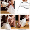 idrop Reusable Kitchen Soft Flexible Durable Silicone Dough Kneading Bag & Food Marinating Bag