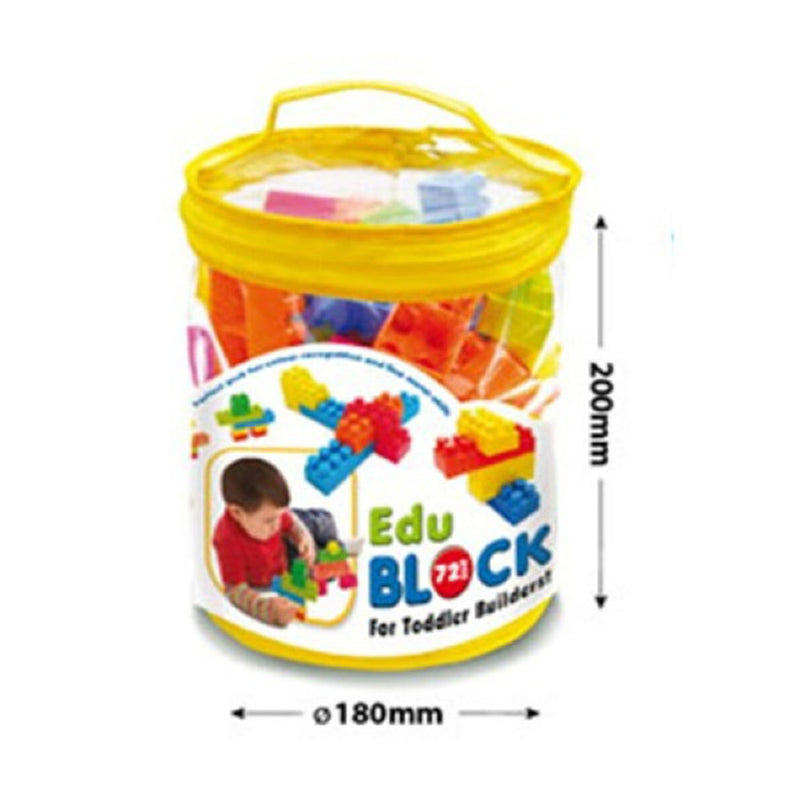 idrop EDU BLOCKS [ 72 PCS ] For Toddler Builders Toy Building Block