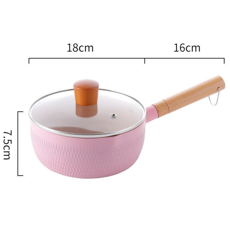 idrop [ 18CM ] Nonstick Kitchen Cooking Japanese Snow Pan / Kuali Memasak Dapur / 不粘厨房烹饪日本雪锅