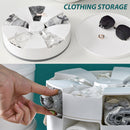 idrop [ 3 LAYER ] 15-Grid Rotatable Petal Shape Small Clothing Storage Box / Kotak Penyimpanan Baju Kecil / 3层15格花瓣形塑料可旋转收纳盒