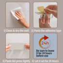 idrop Wall Mounted Smartphone Tablet Holder Bracket Rack / Pemegang Peranti Telefon / 铁艺手机充电支架(手机&插头多用壁挂)(双面贴)