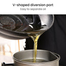 idrop [ 28CM ] Japanese Style Wide Iron Deep Frying Pan with Draining Rack / Kuali Memasak / 日式宽铁煎锅带沥水架