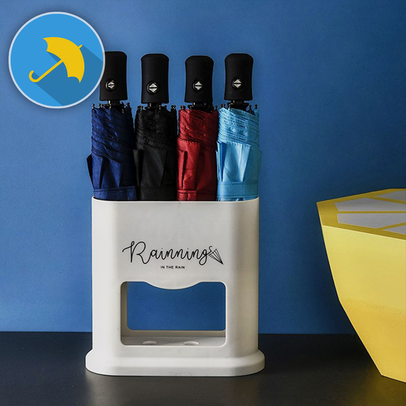 idrop RAINNING IN THE RAIN - Umbrella Compact Storage Rack Stand Compartment