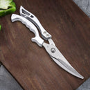 idrop [ 26CM ] Multipurpose Kitchen Shears Chicken Bone Scissors / Gunting Dapur Pemotong Tulang Ayam Pelbagai Guna / 敞开铝柄鸡骨剪26CM