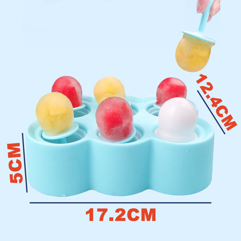 idrop [ 6 SLOT ] Rectangular Mini Popsicle Mould / Acuan Aiskrim Mini / 长方形迷你冰棍模具