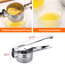 idrop Handheld Stainless Steel Fruit & Vegetable press Juicer / Pemerah Air Jus Buah & Sayur / 盒装手动榨汁器
