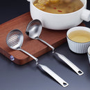idrop Stainless Steel Oil Separation Hanging Soup Ladle SUS304 / Senduk Pemisah Sup Senang Gantung Keluli Tahan Karat / 304不锈钢油汤分离汤勺