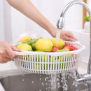 idrop Double Layer Fruit Vegetable Dish Washing & Rinsing Display Basket