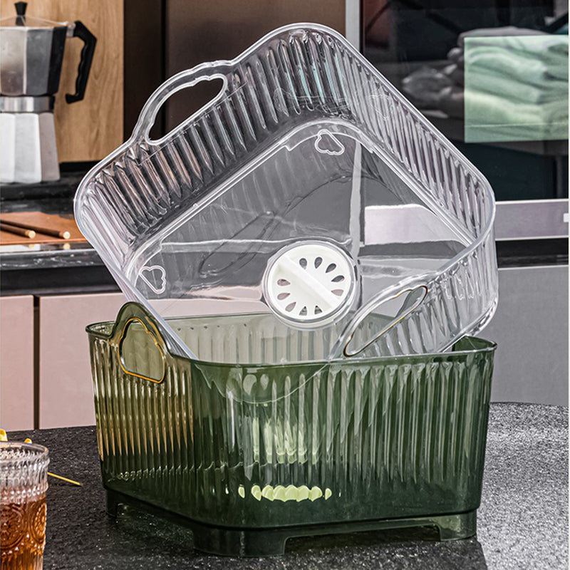 idrop PET Portable Mobile Drainage Sink Storage Basket / Bekas Sinki Penyimpanan Penyimpanan / PET移动水槽收纳篮
