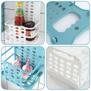 idrop [ 2 LAYER ] Double Decker Foldable Wall Mounted Basket Storage Rack