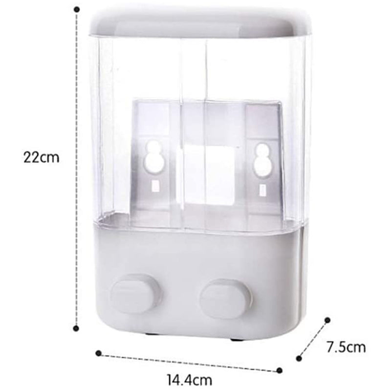 idrop [ 1L ] 2 IN 1 Gel & Shampoo Wall Mounted Dispenser