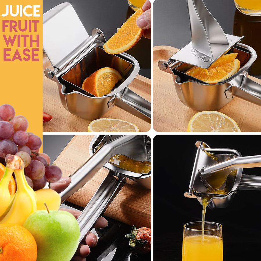 idrop Stainless Steel SUS304 Handheld Manual Fruit Juicer Pemerah Ju