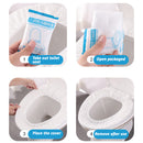 idrop [ 10PCS ] Disposable Toilet Seat Cushion Cover / Alas Duduk Jamban Pakai Buang / 一次性马桶垫彩袋包装