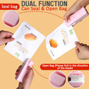 idrop [ 2 IN 1 ] USB Charging Mini Sealer & Cutter Sealing Machine / Mesin Pengedap & Pemotong Bungkusan Makanan / USB充电封口机(封口/开口2功能)