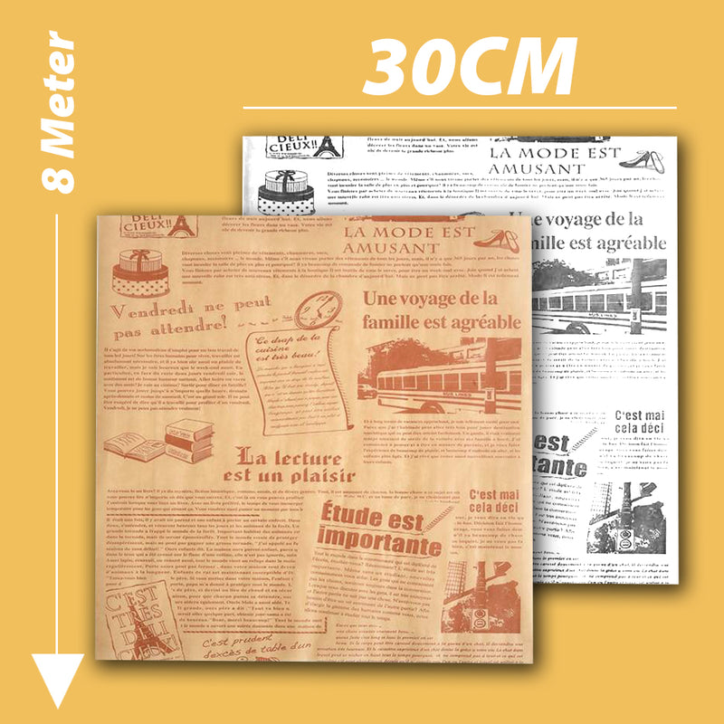 idrop [ 8 Meter x 150cm ] Kitchen Parchment Paper Multipurpose Oil Baking Wrapping Paper / Kertas Minyak Bungkus Makanan / 多用硅油纸