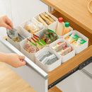 idrop Kitchen Drawer & Refrigerator Storage Box / Kotak Bekas Simpanan Barangan Peti Ais & Laci / 冰箱侧门收纳盒 [ 11.8CM x 9.8CM x 12.5CM ]