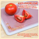 idrop DOUBLE SIDED Cutting Chopping Board PP Plastic + SUS304 Stainless Steel / Papan Pemotong Makanan Dua dalam Satu / 双面菜板大号(塑料+304不锈钢)